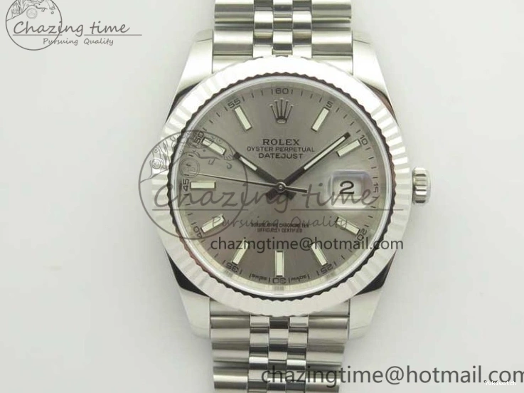 Best A3235 Dial 1:1 126334 41 SS V2 Jubilee Markers Stick Clone Silver REF on Bracelet DateJust Edition 0512